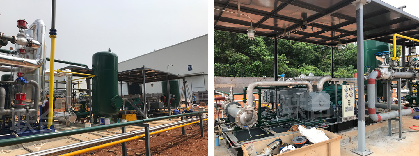 某科技公司DW-11.5/(2.5-3)-(7-8)氫氣壓縮機