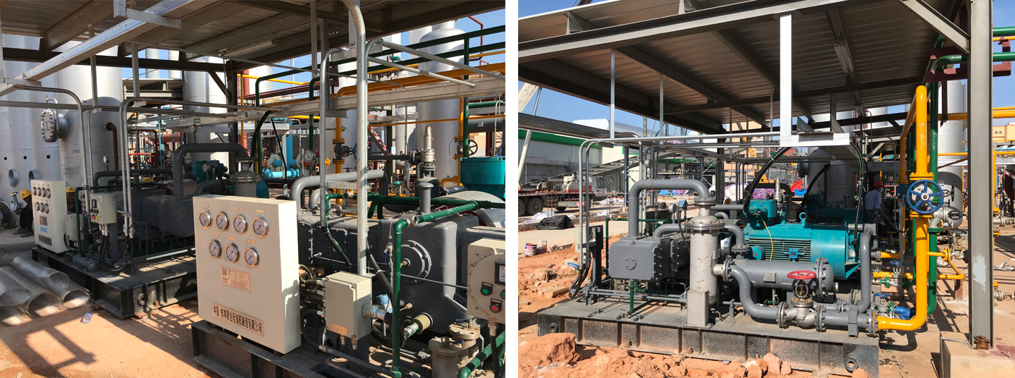 廣東某公司DW-4.9/(1.5-2.5)-22天然氣壓縮機